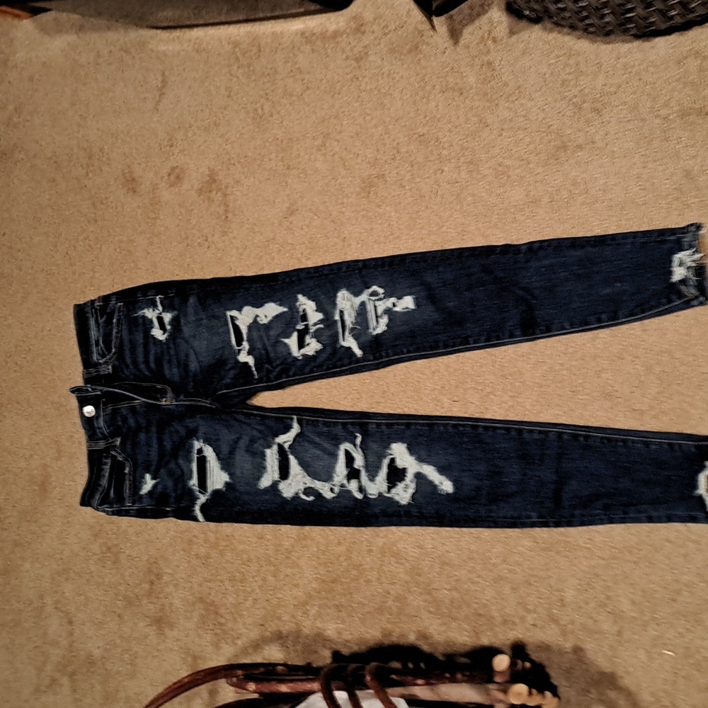 Like new Womens size 0 regularAE next levels stretch jeans Super hi-rise jegging